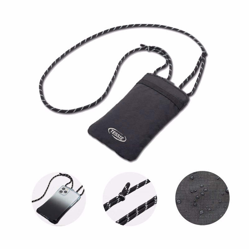 Recycled Nylon Crossbody Phone Pouch