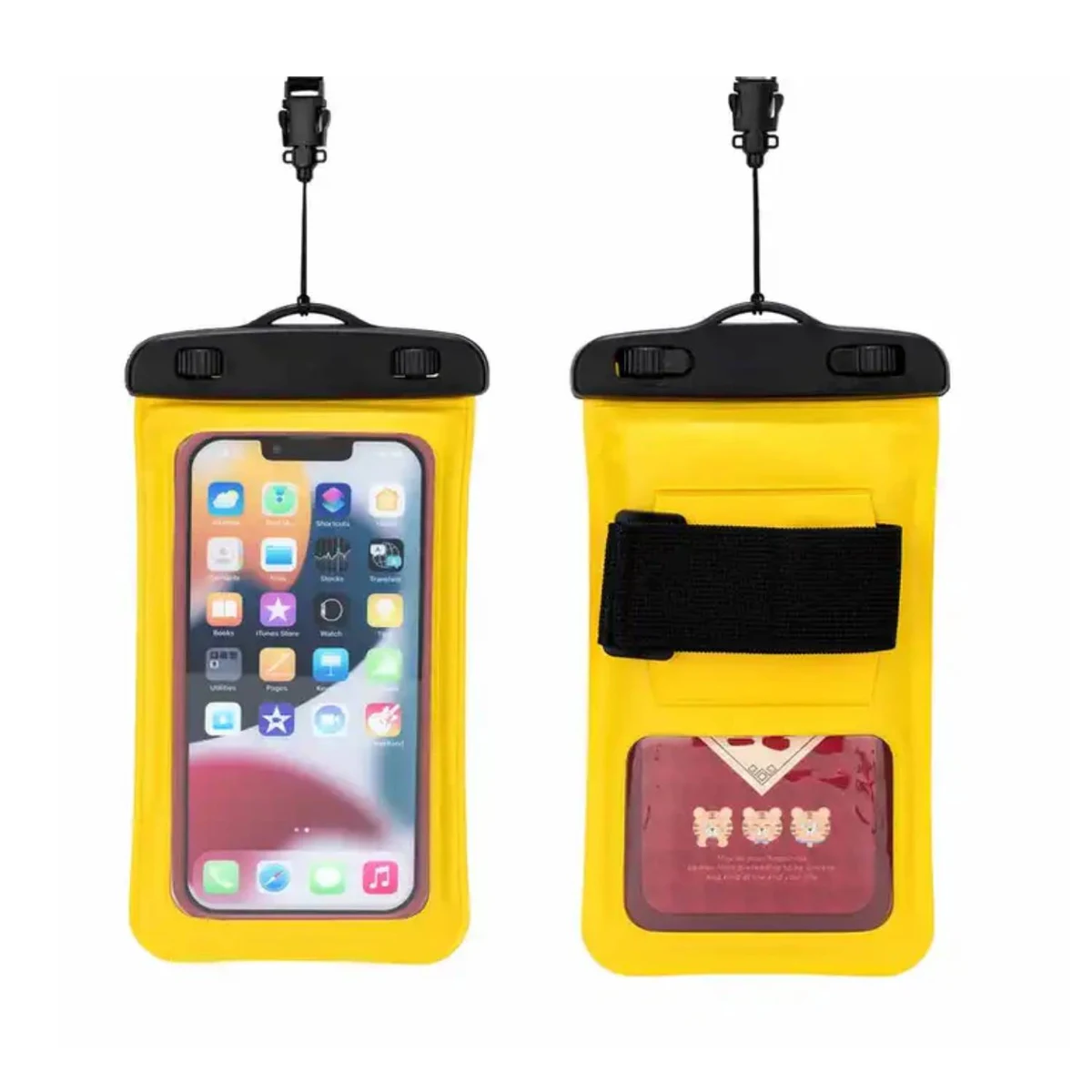 IPX8 Waterproof Mobile Phone Pouch Case with Armband 1