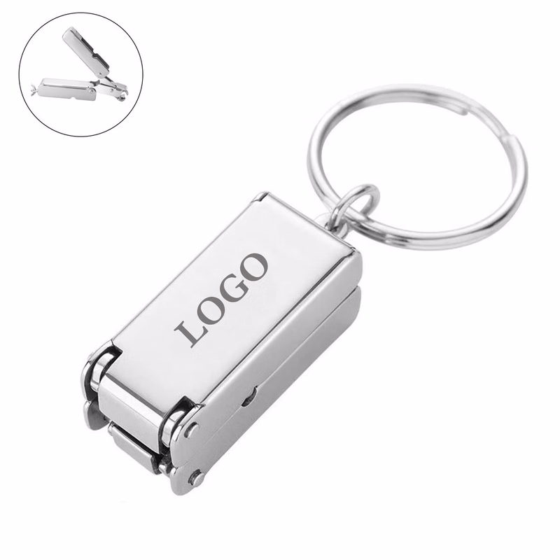 Folding Nail Clipper Keychain