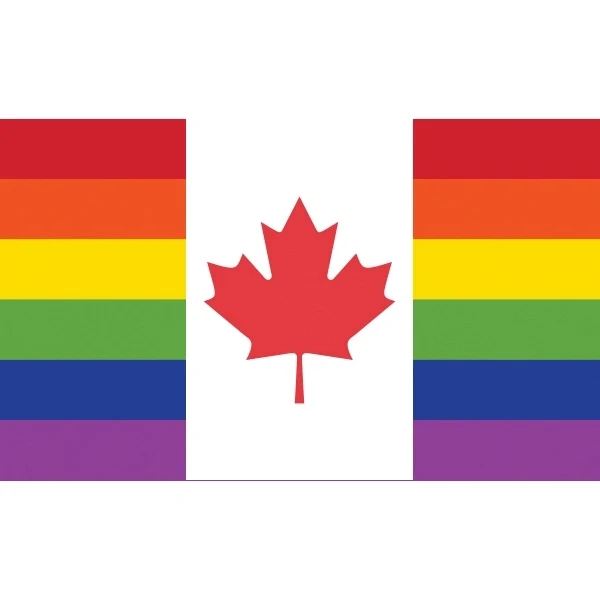 Canada Pride Motorcycle Flag 1