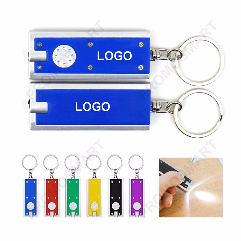Solid Color Led Keychain