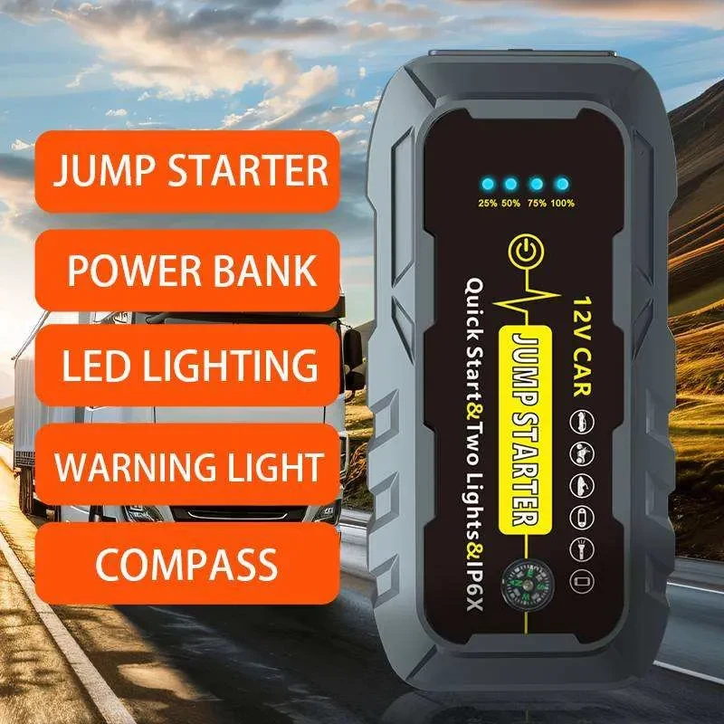 Portable Jump Starter Power Bank Emergency Car Battery Boost 1