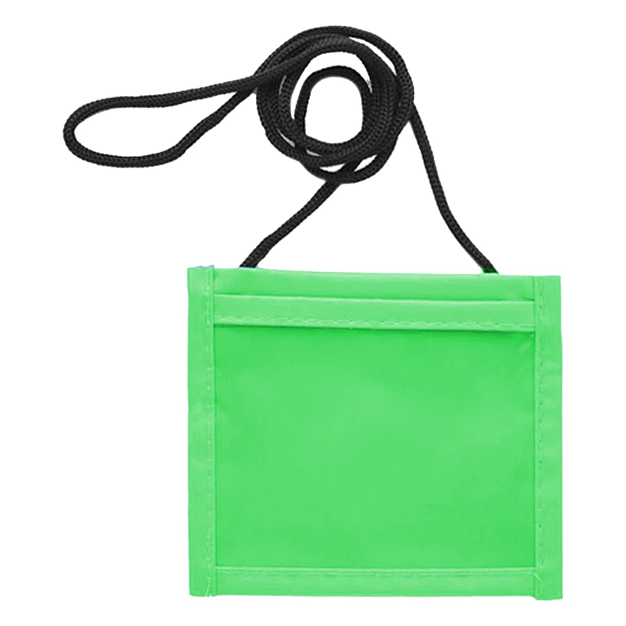Adjustable Lanyard Neck Wallet - 3.95" x 5.25" 1
