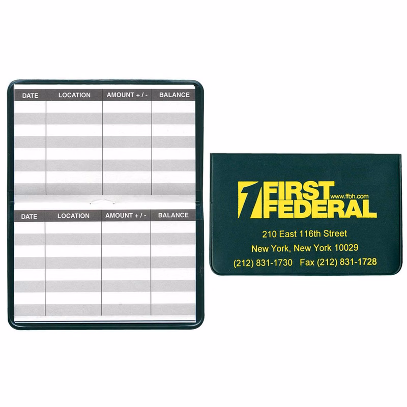 Bank Card Register Card