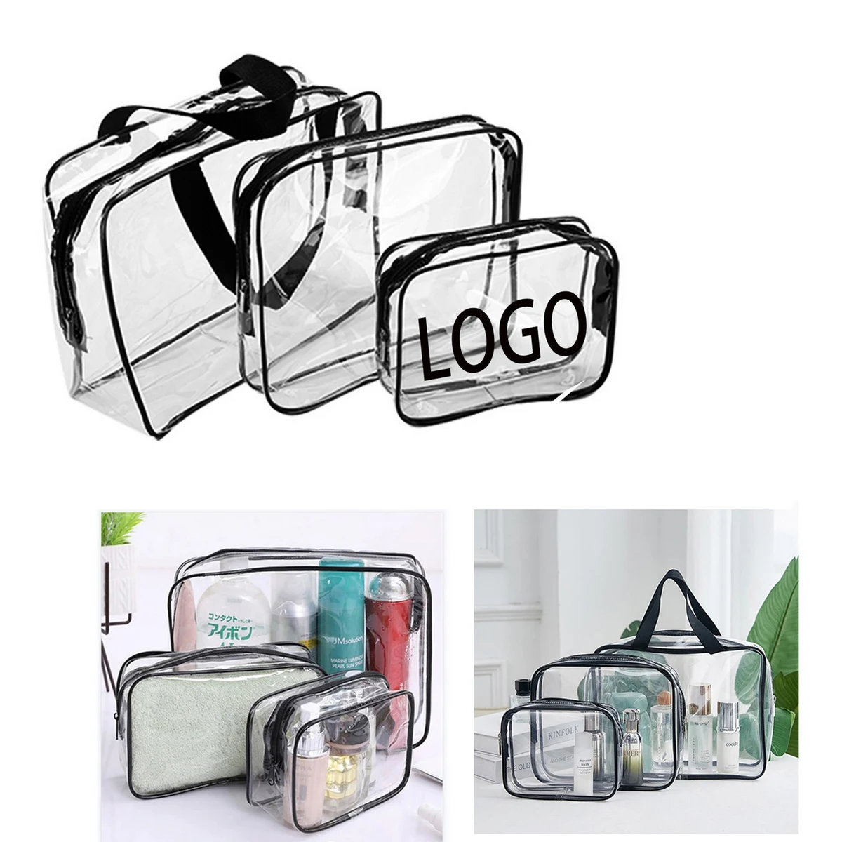 PVC 3PCS/Set Cosmetic Bag 1