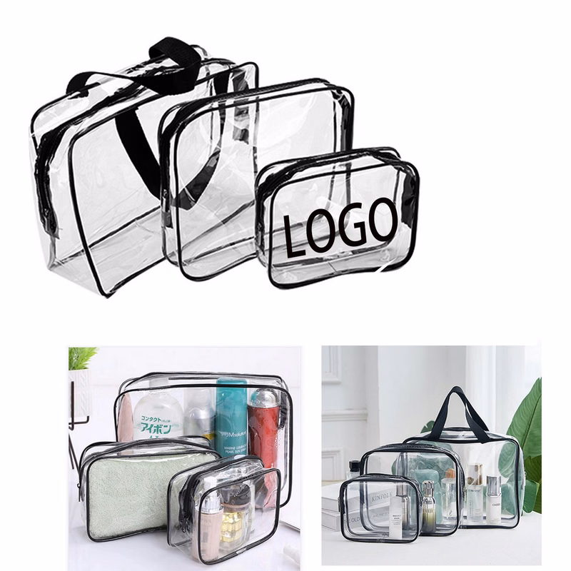 PVC 3PCS/Set Cosmetic Bag