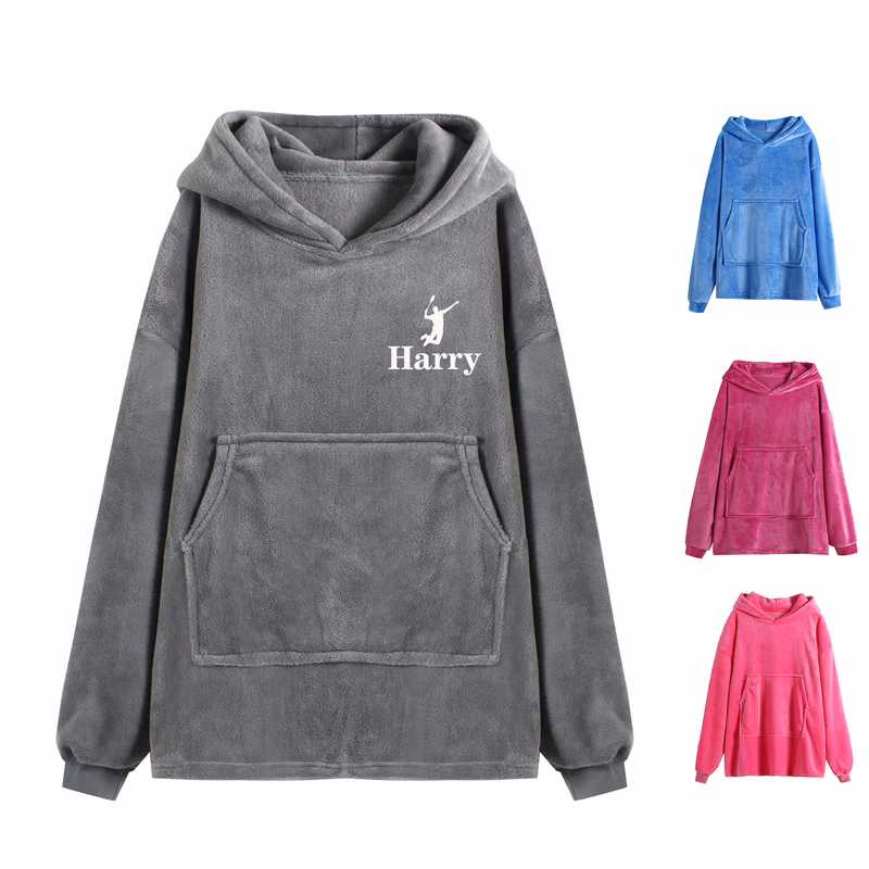 Wearable Blanket With Big Pocket