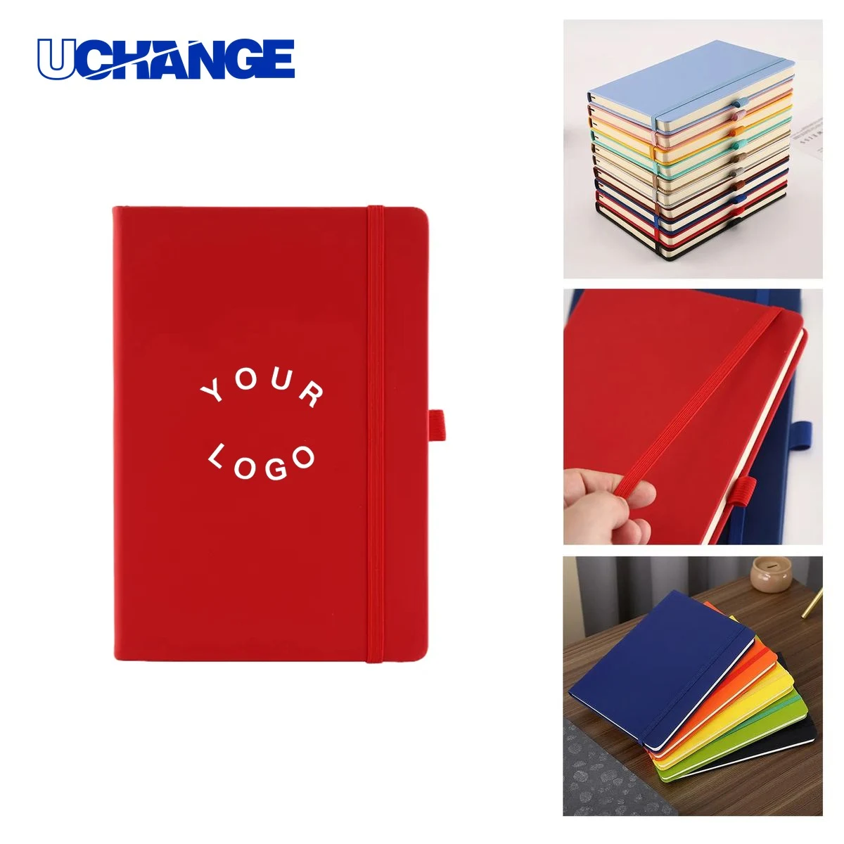 PU Leather Notebook Set with Pen for Business Use 1