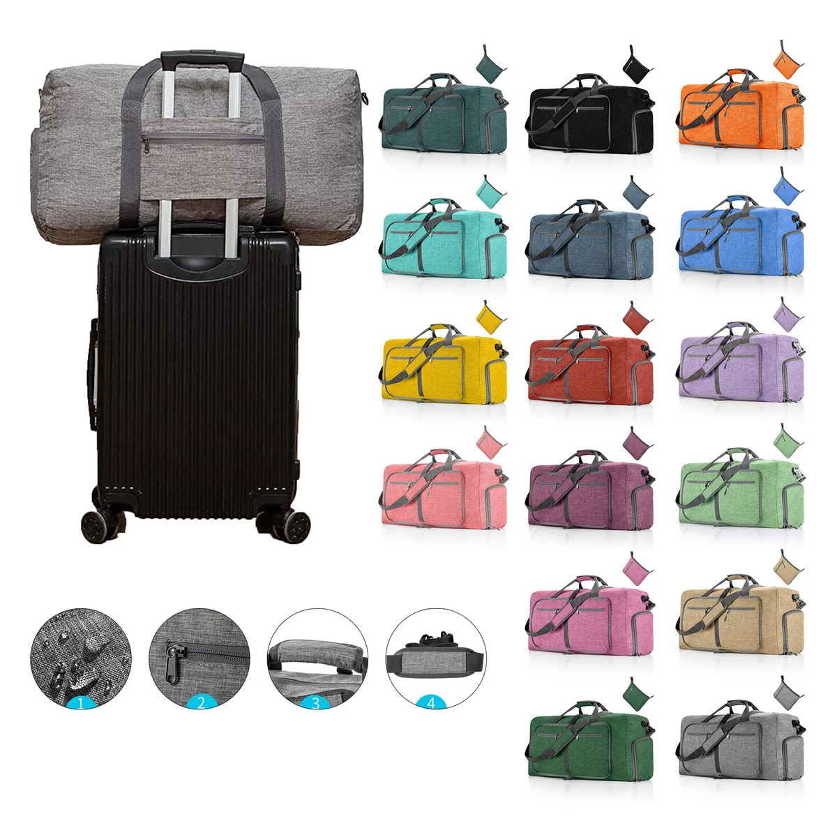 Portable Folding Travel Sports Bag 1