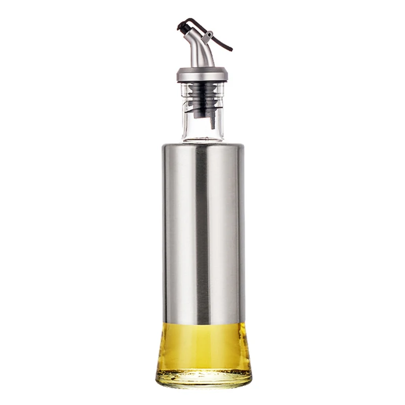 Oil Bottle With Stainless Steel Sheath 1