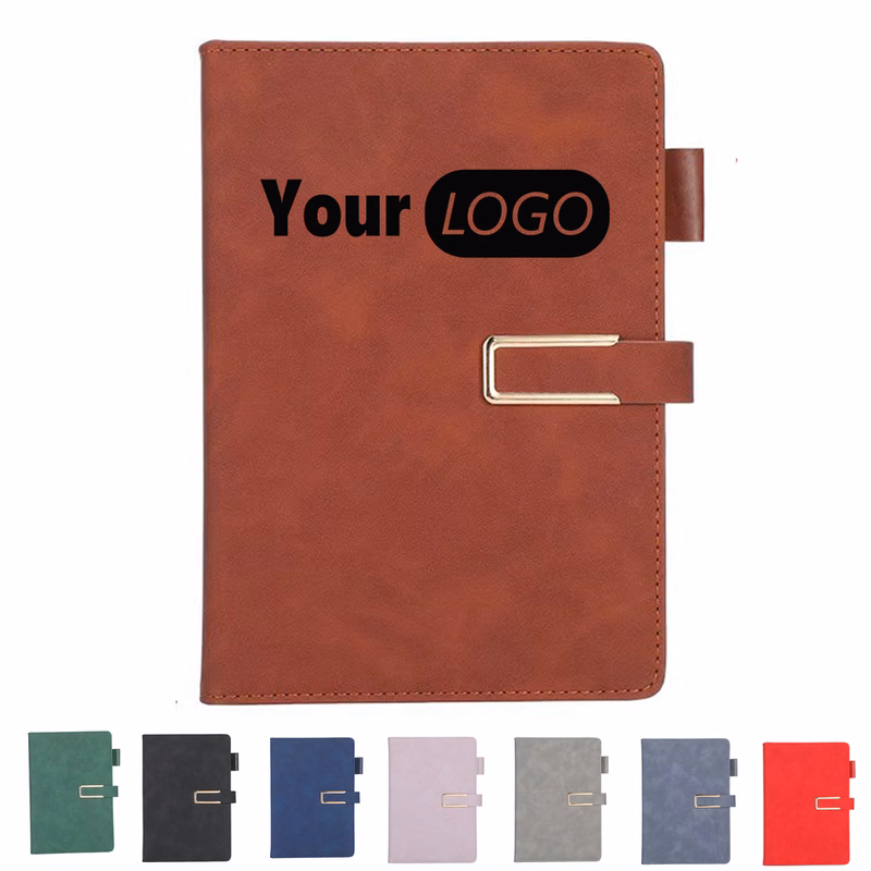 U Buckle Lined Notebook For Office Recording