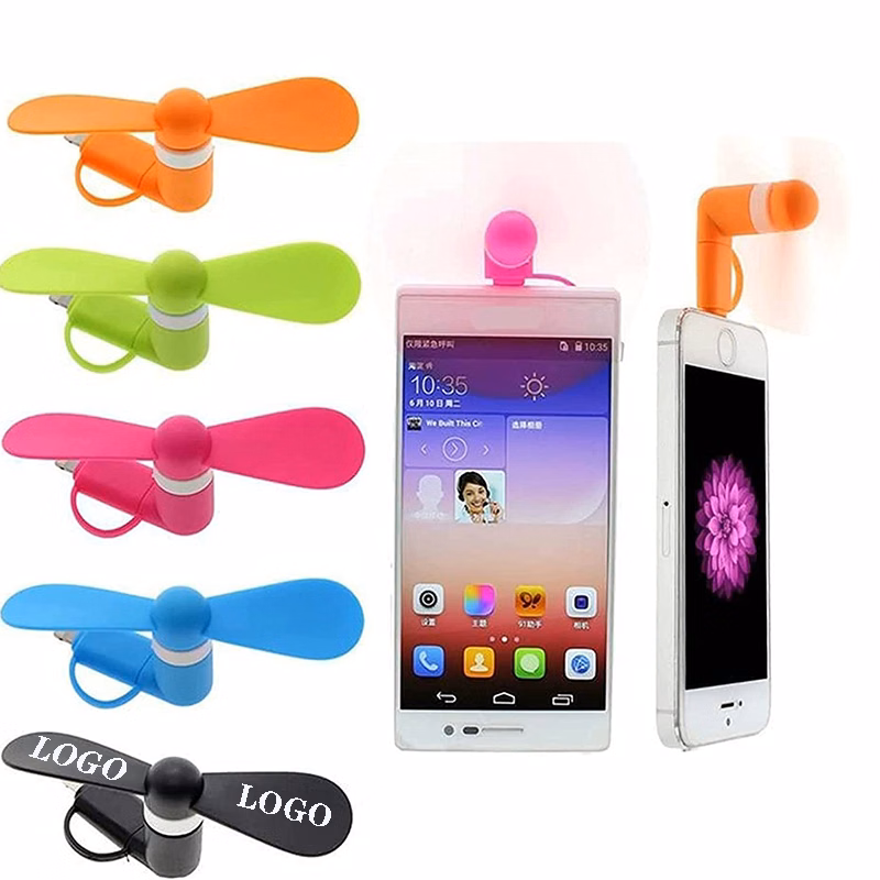2 in 1 Portable Type C Port Mini Phone Fans