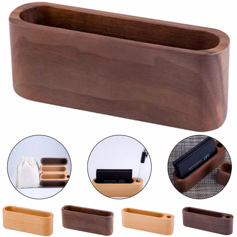 Wooden Business Card Holder