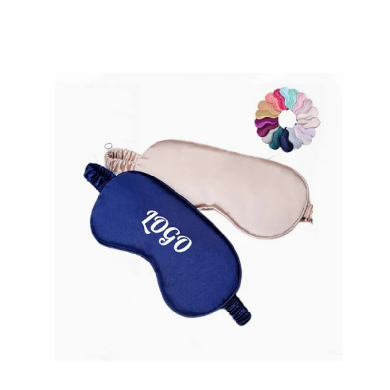 Custom Satin Travel Sleep Eye Mask 1