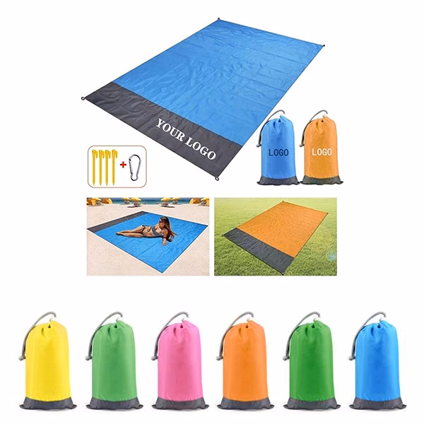 MOQ 50PCS Waterproof Portable Camping Picnic Mat Beach Blank