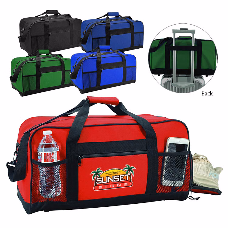 Deluxe Travel Duffel Bag with Shoe Storage
