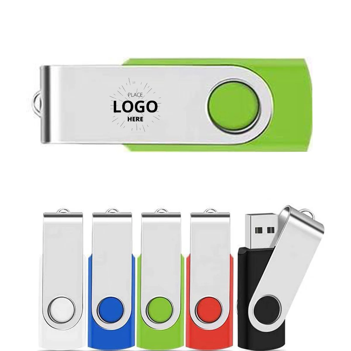 Metal Rotating USB Drive 1