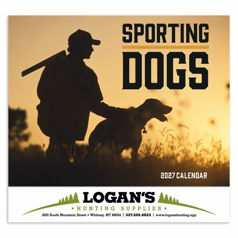 Good Value™ Sporting Dogs - Stapled Calendar