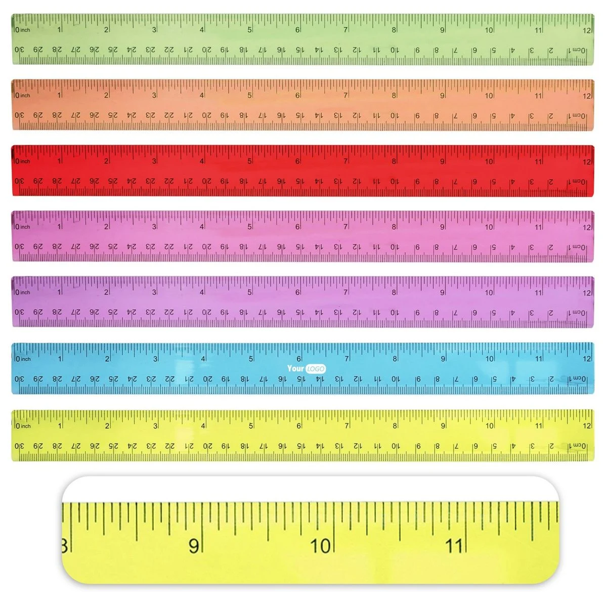 Vivid Translucent Measuring Rulers 1