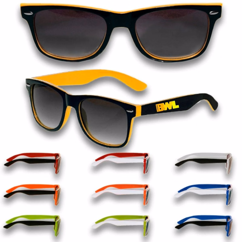 Vintage Two Tone Smoke Sunglasses Eyewear
