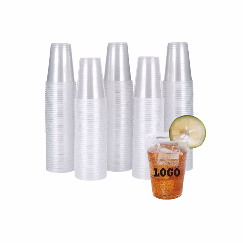 Crystal Clear PET Party Plastic Cups MOQ200
