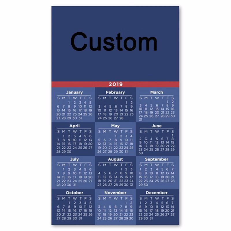 Custom Refrigerator Calendars Magnets (4" x 7" )