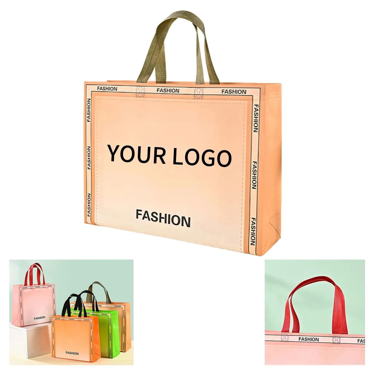 Gradient Polypropylene Tote Bag with Water Resistance 1