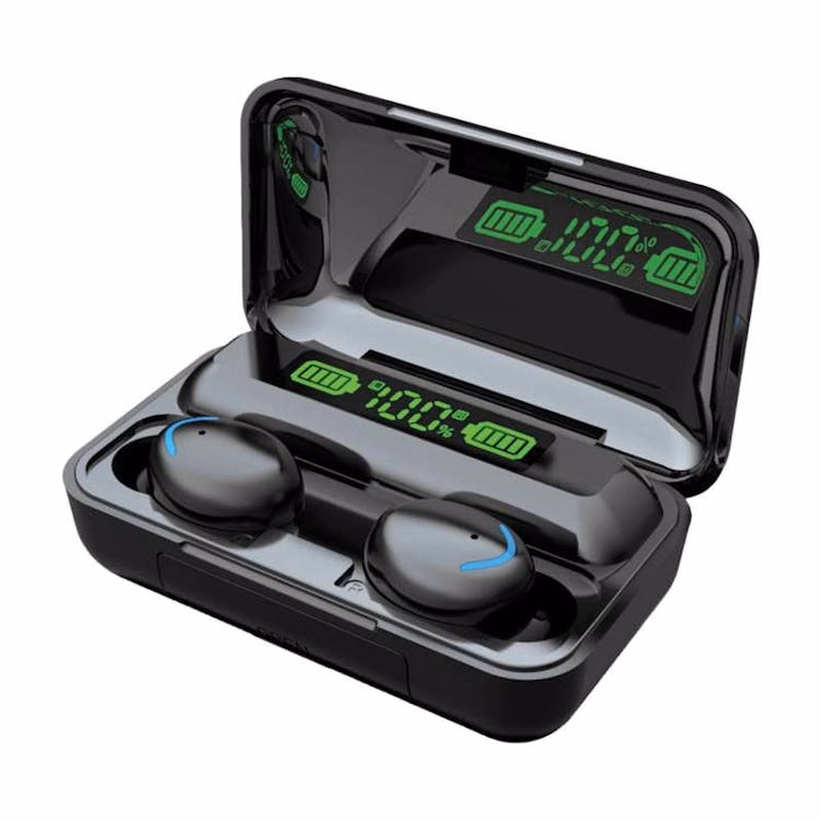 TWS Earbuds with Bult in Powerbank Black