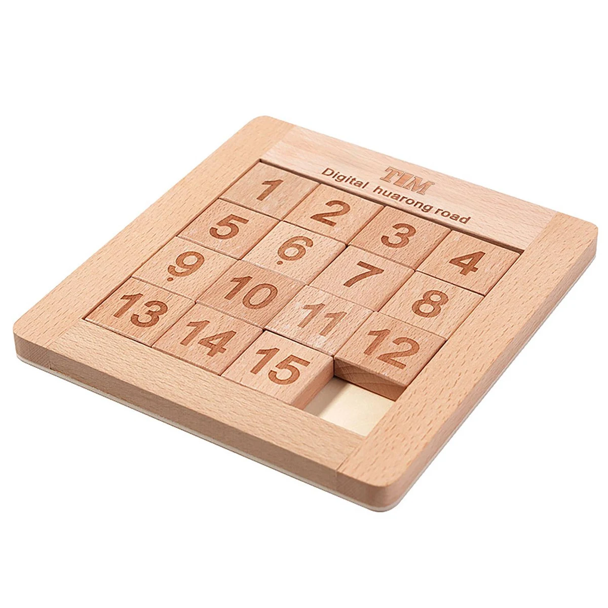 Wooden Jigsaw Puzzle Building Blocks Numbers Ages 3-6 1