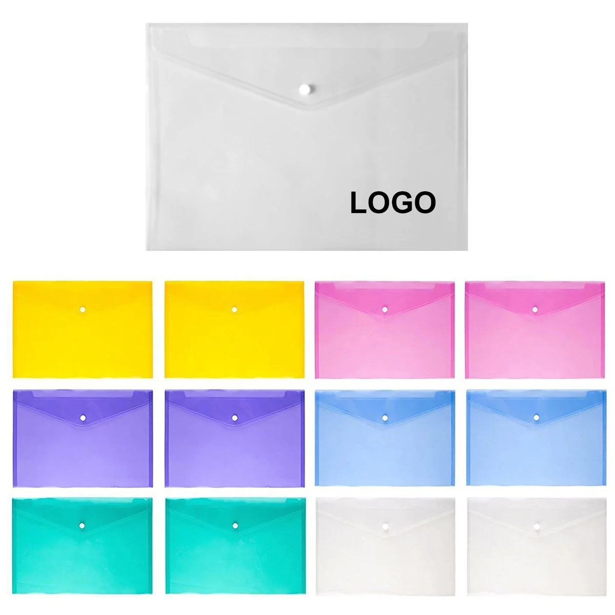 Clear A4 PP Document File Bag 1