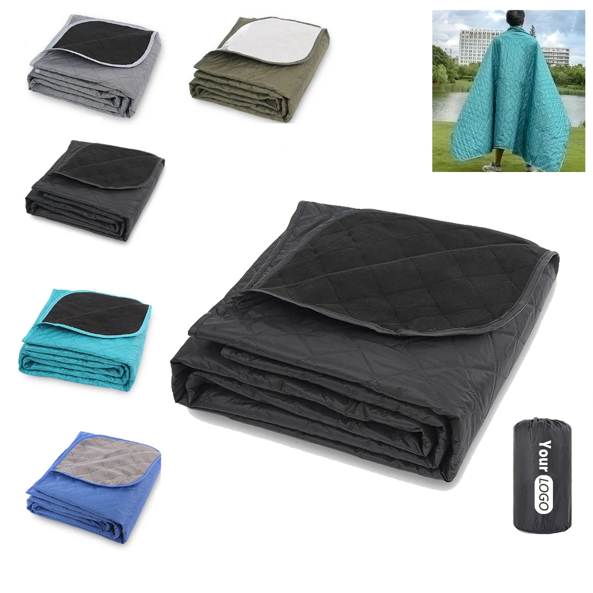 Outdoor Polyester Camping Blanket 1