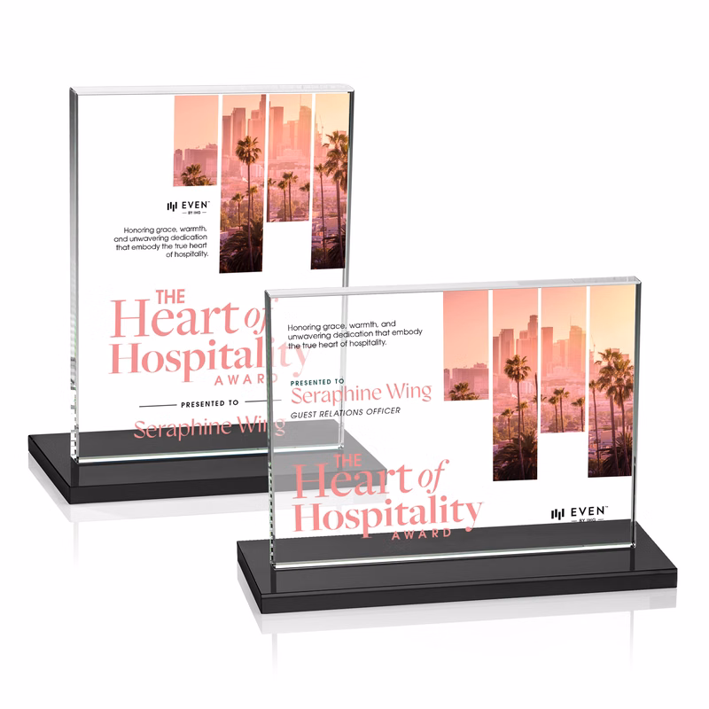 Emperor VividPrint™ Award - Black (Horiz)