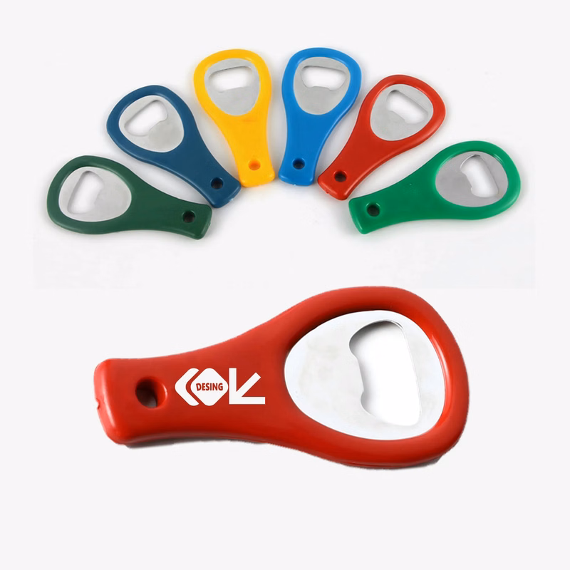 Custom Logo Metal-Plastic Tennis Racket Bottle Opener