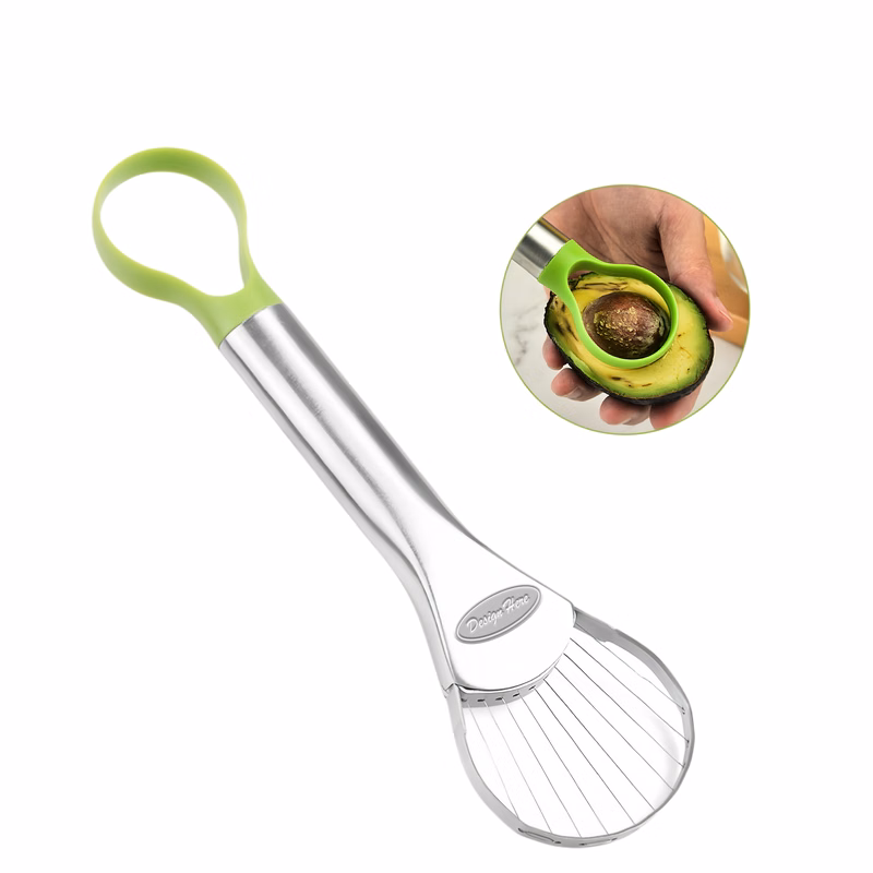 Safe & Easy Avocado Slicer with Stainless Steel Blade