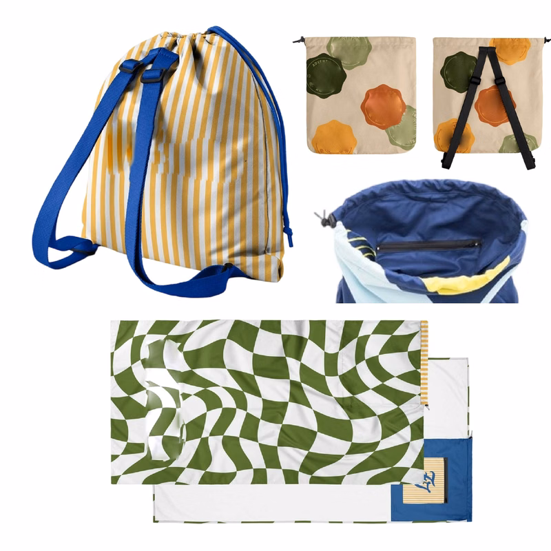 Sand-Free Towel Backpacks
