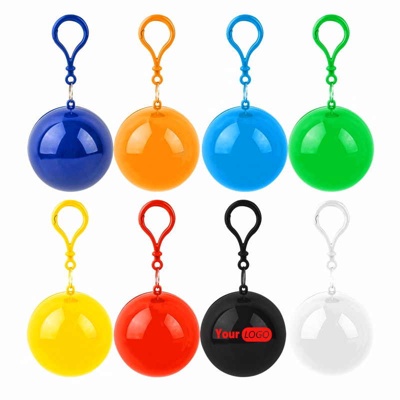 Polyethylene Customizable Disposable Raincoat Ball For Practical Promotions
