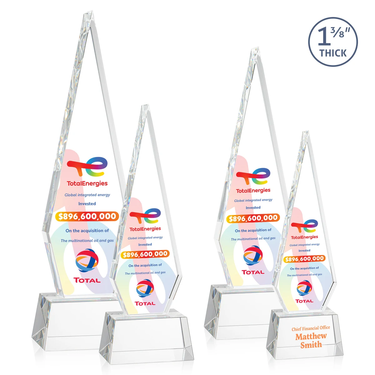 Springfield VividPrint™ Award on Robson Base - Clear 1