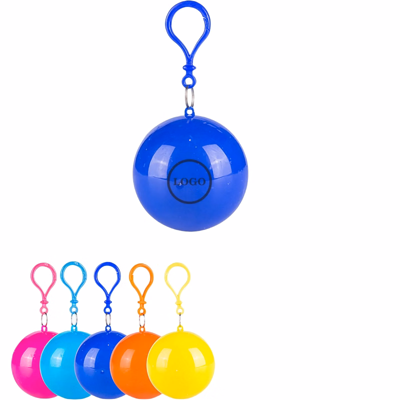 Waterproof Rain Poncho in A Ball for Traveling Camping