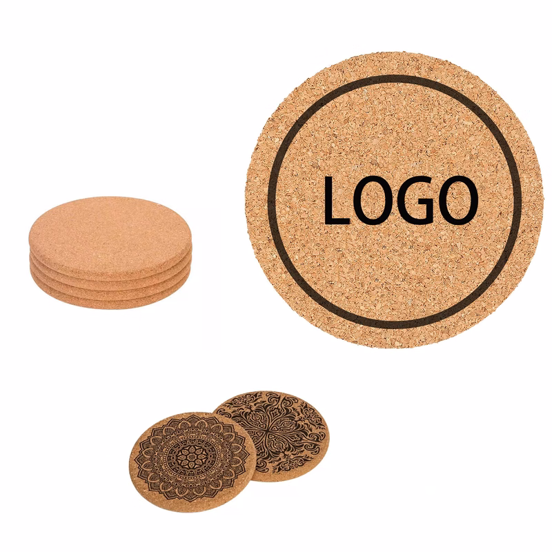 Round Cork Coaster MOQ 10pcs