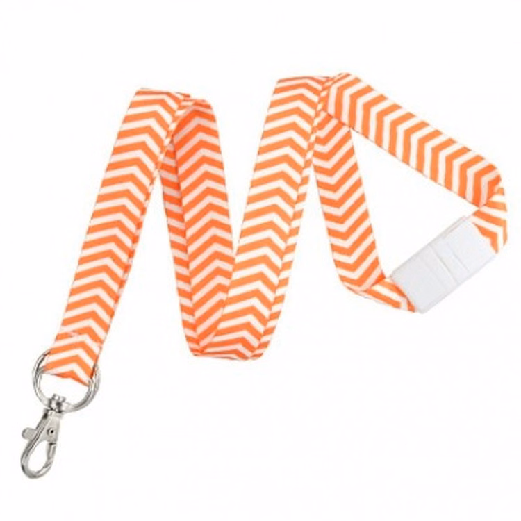 5/8" Pre-printed Dye Sublimated Lanyard with Breakaway (Zig Zag)