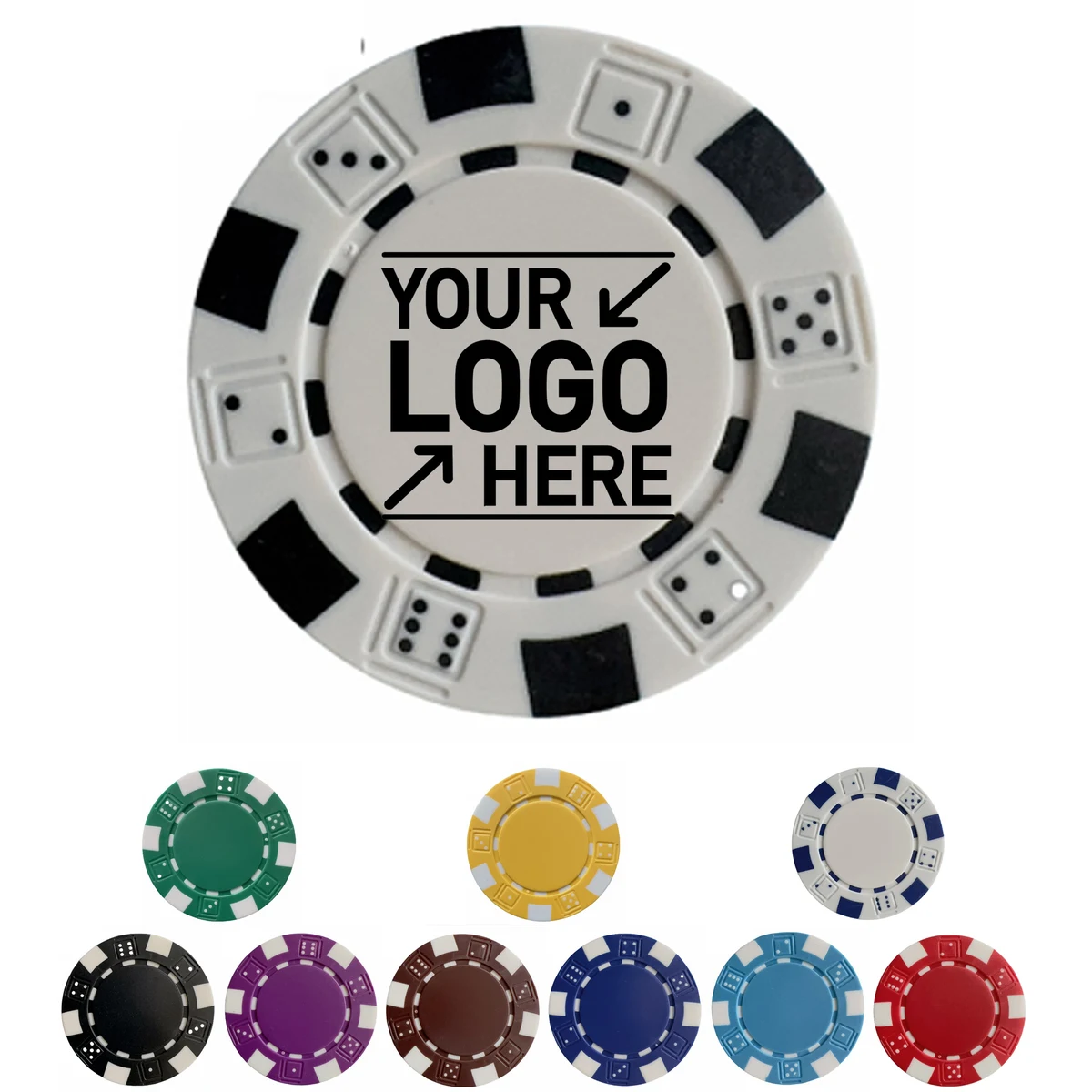 11.5g Professional Poker Chips, Four-Color Technology 1