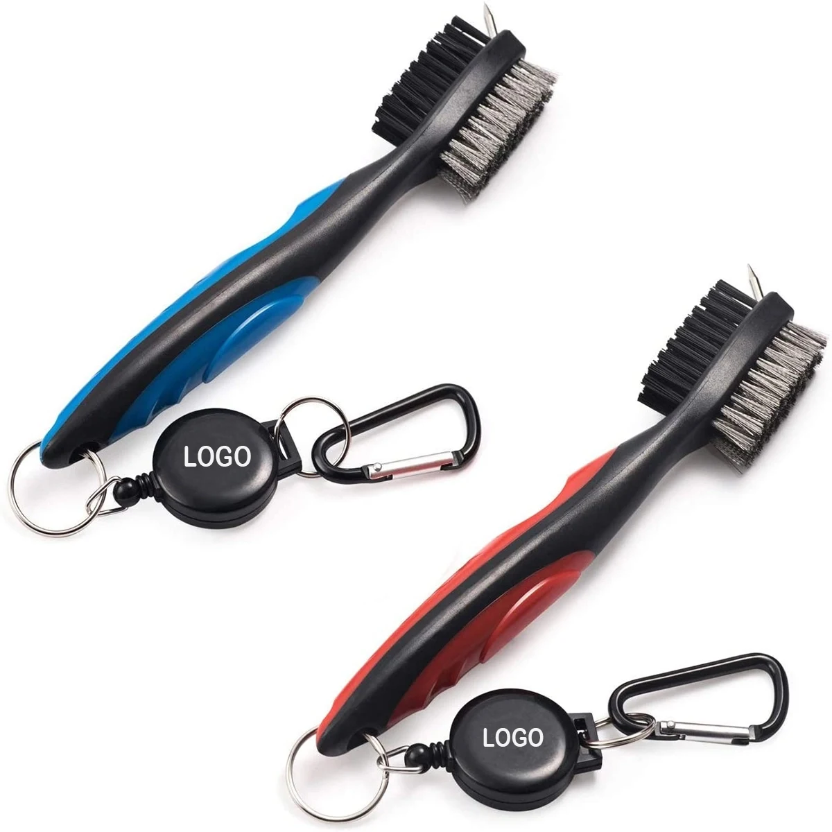 Retractable Golf Club Brush 1