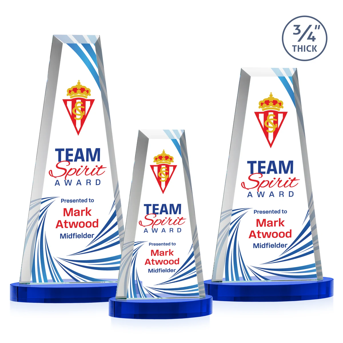 Imperial VividPrint™ Award on Alberton Base - Blue 1