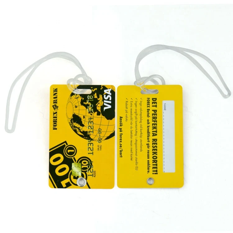 Rigid Plastic Luggage Tag 1