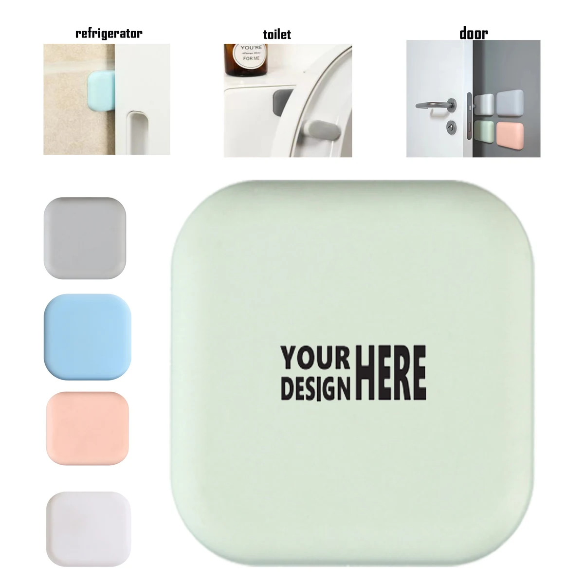 Soft Door Bump Pad Adhesive Backing Impact Absorbing 1