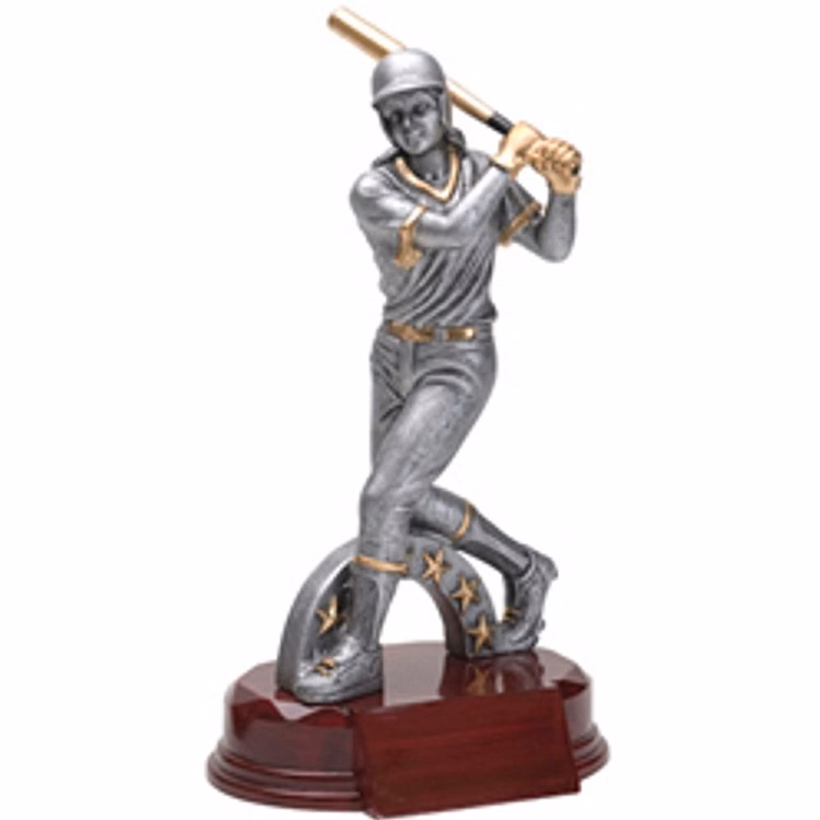 10-1/4" Softball-Female Resin Figure