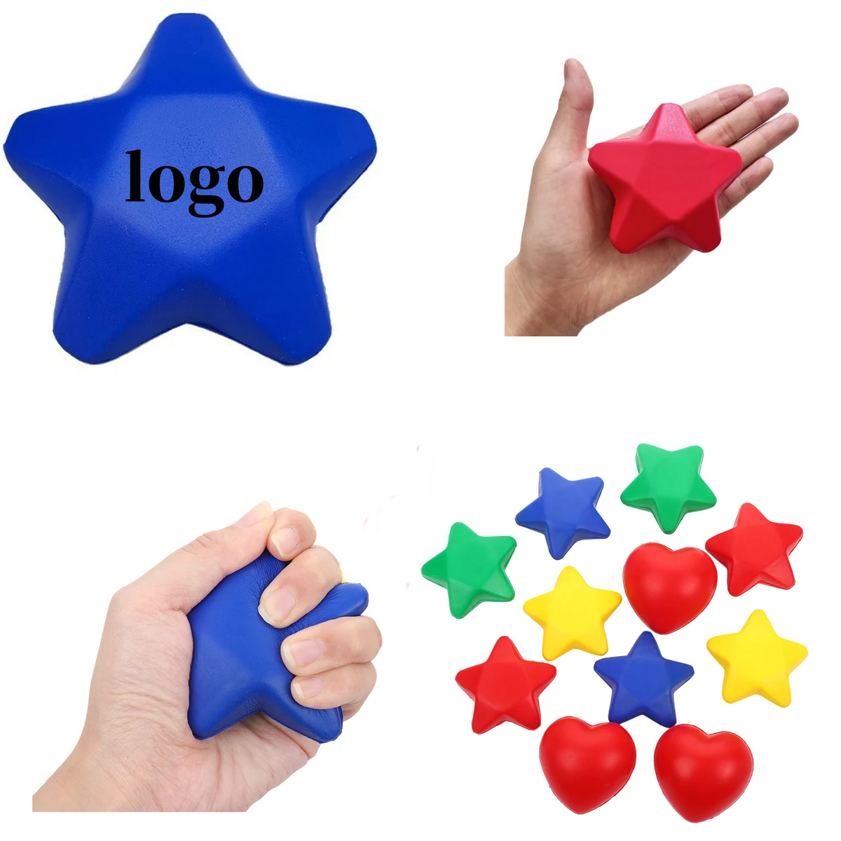Heart & Star Foam Stress Toy 1