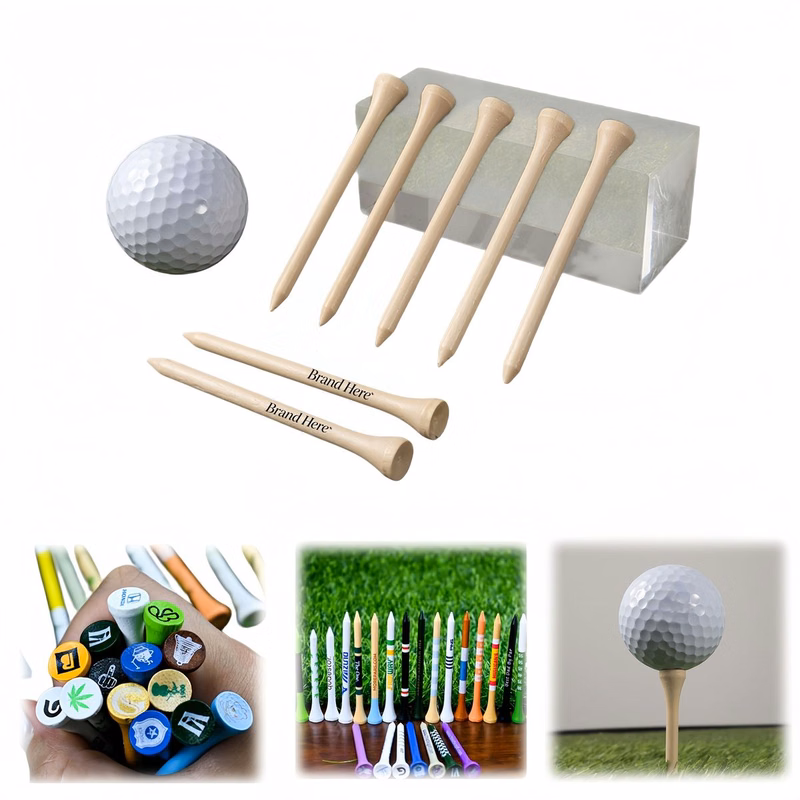 3.3" Bamboo Golf Tees