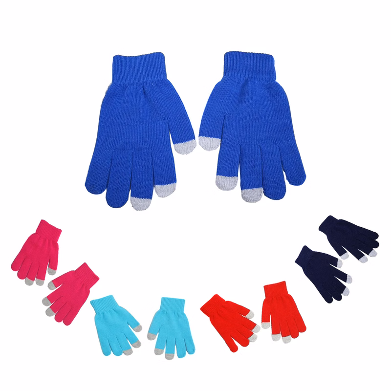 Three Fingers Custom Color Touch Secreen Gloves