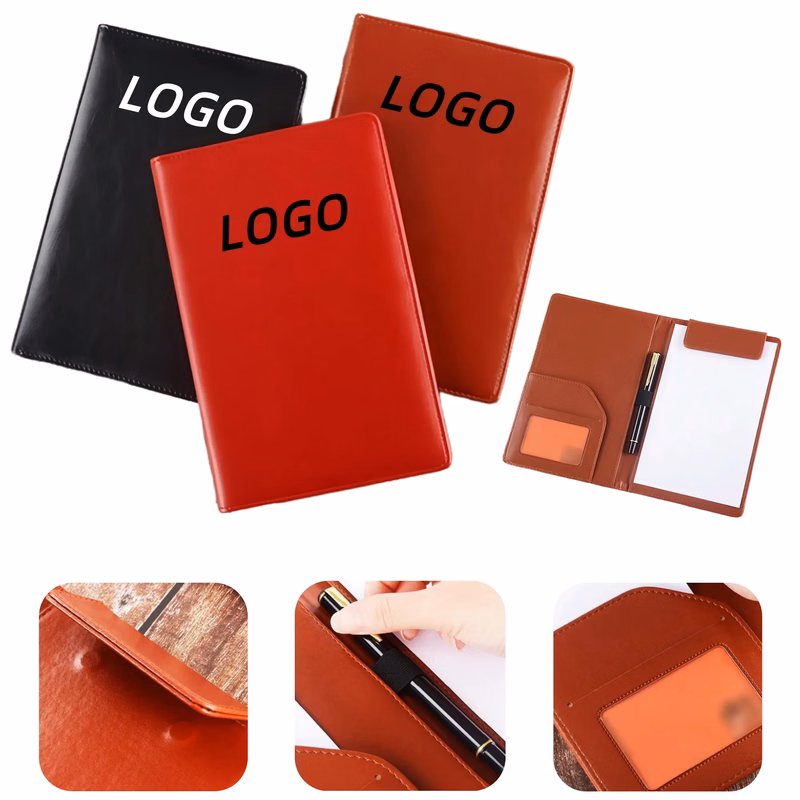 A5 PU Leather Hotel Menu Folder